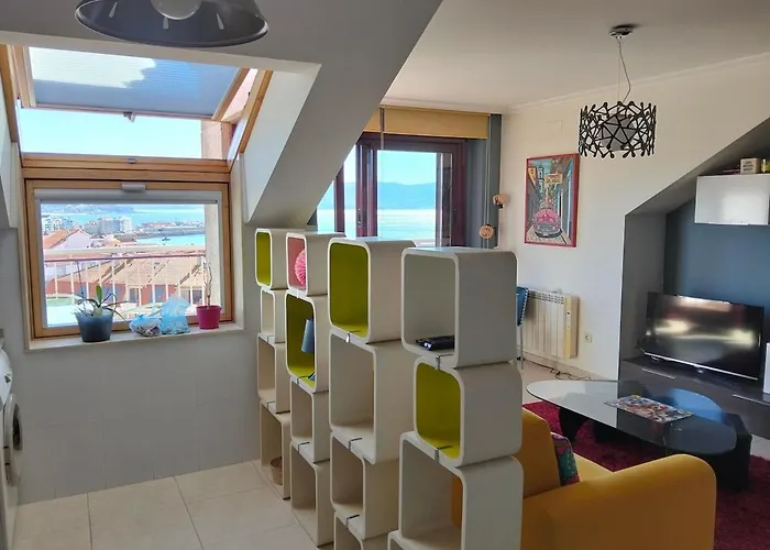 Oasis Costero Espectacular Terraza Y Vistas De Toda La Ria A 50 Metros De La Playa De Silgar Apartment