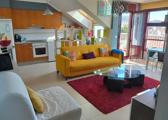 Oasis Costero Espectacular Terraza Y Vistas De Toda La Ria A 50 Metros De La Playa De Silgar