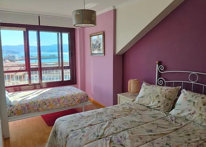 Oasis Costero Espectacular Terraza Y Vistas De Toda La Ria A 50 Metros De La Playa De Silgar Sanxenxo